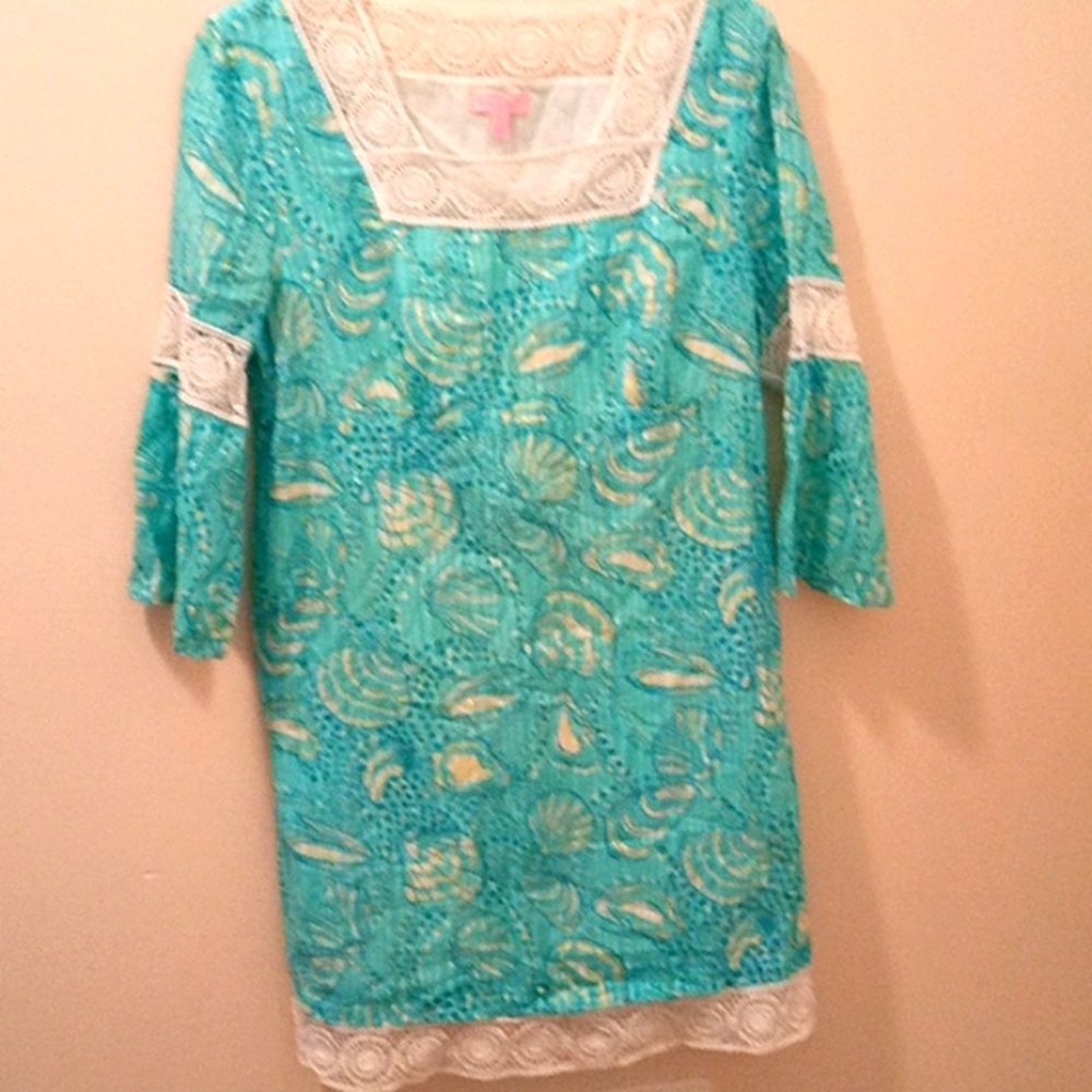Lilly Pulitzer seashell print tunic dress